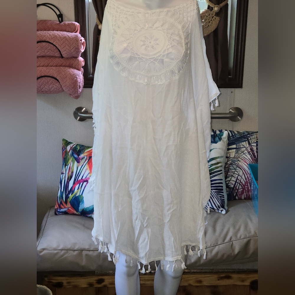 NEW!  Swim Suit Cochet Cover Up - Picture 8 of 10
